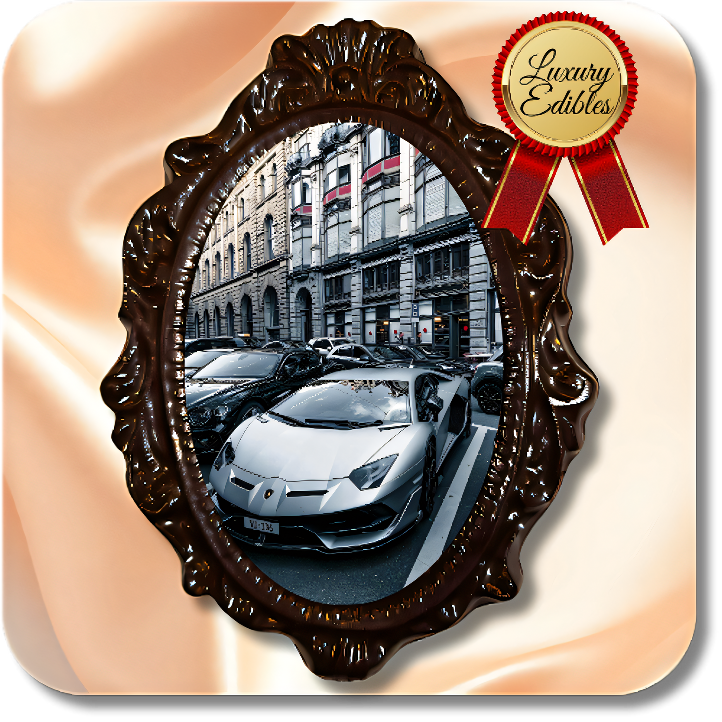 4K Chocolate Image Bars – Exotic Cars Collection - Dessert Print