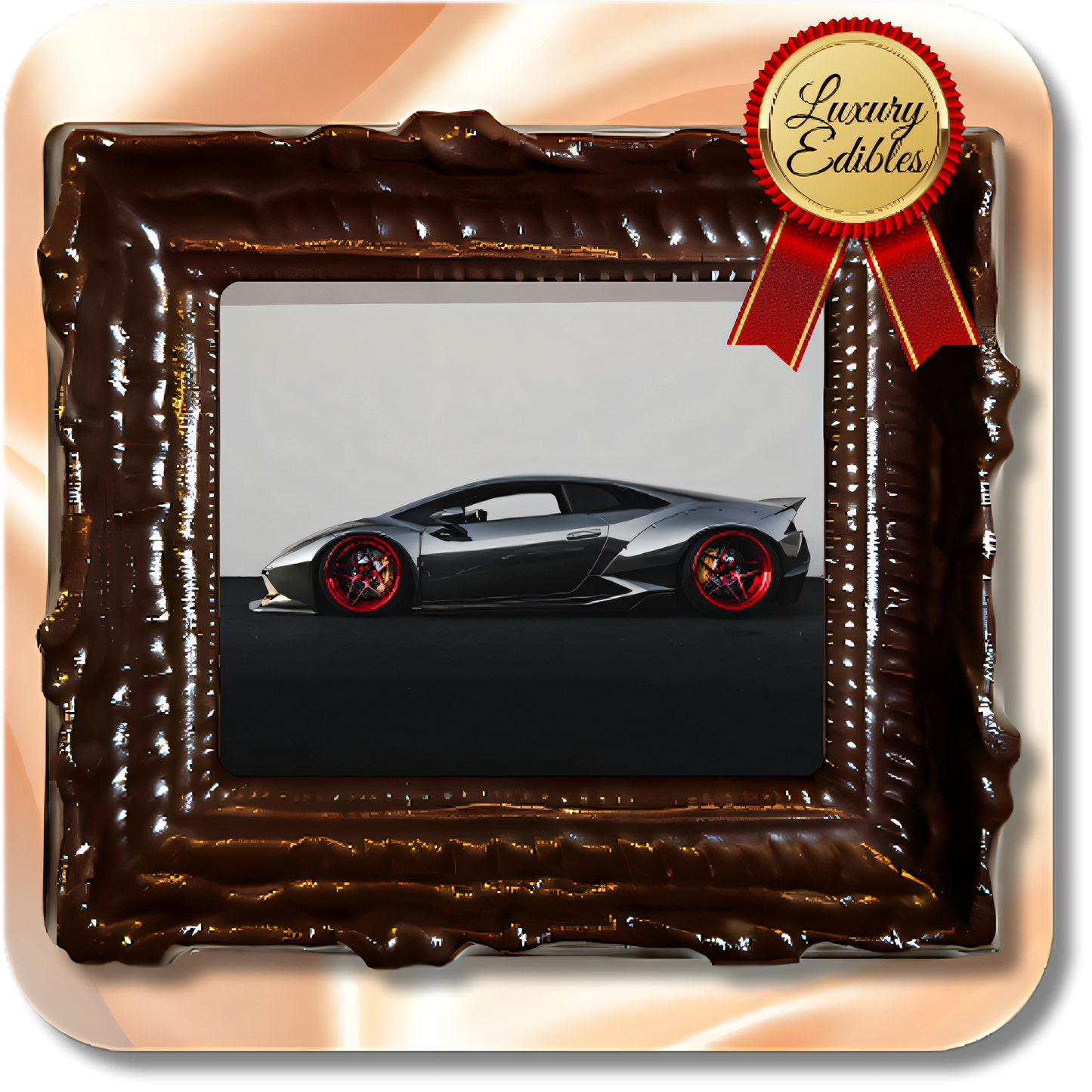 4K Chocolate Image Bars – Exotic Cars Collection - Dessert Print