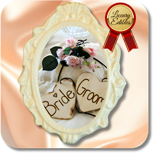4K Chocolate Image Bars – She Said Yes Edition - Dessert Print 6 Pieces - 5% off / Oval / Dark Chocolate 4K Chocolate Image Bars – She Said Yes Edition